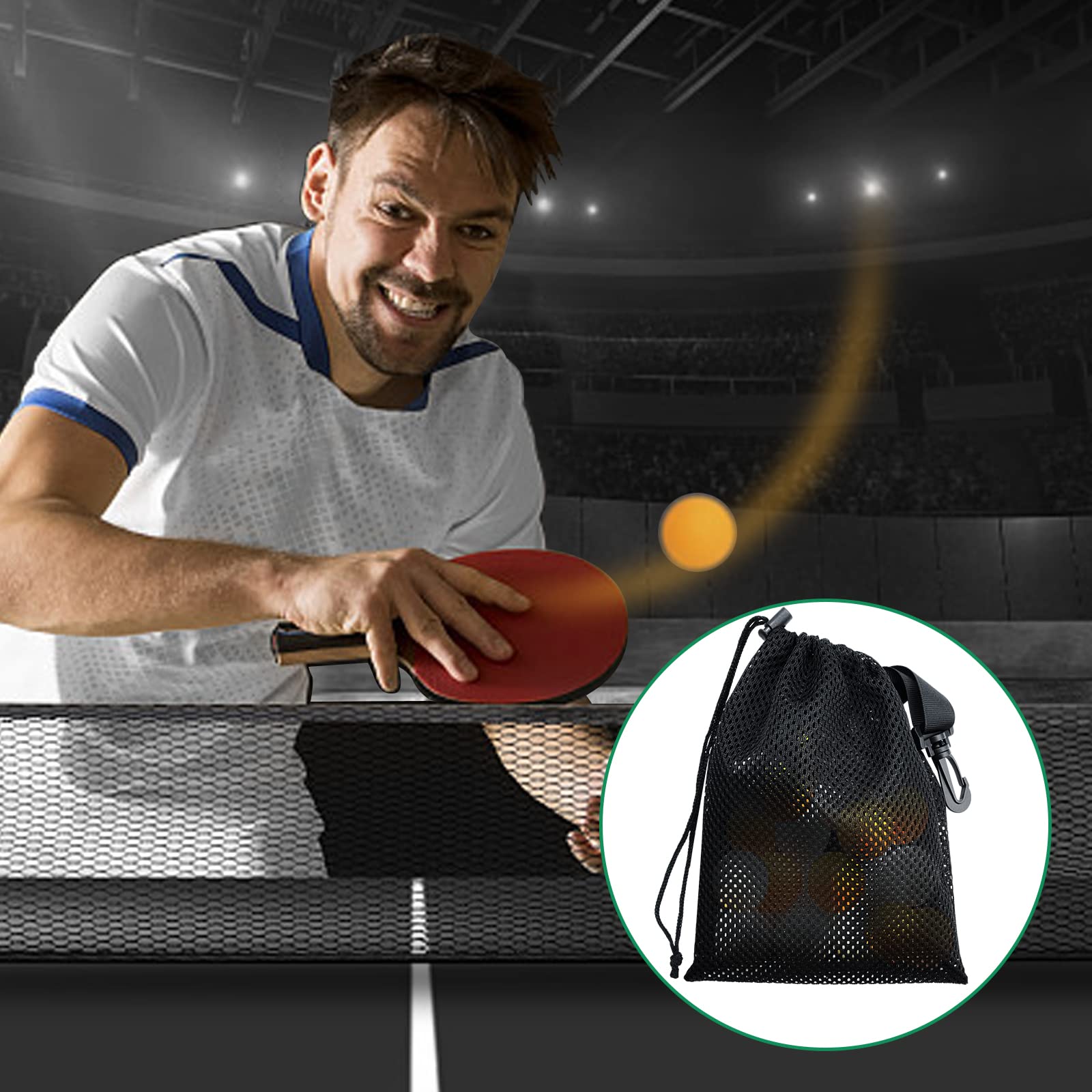 10 Pack Mesh Drawstring Bags with Clips - Durable Nylon Storage Pouches for Toys, Sports Gear & Outdoor Activities (11.8x15.7 Inches) - Perfect for Organizing, Travel & Camping Essentials