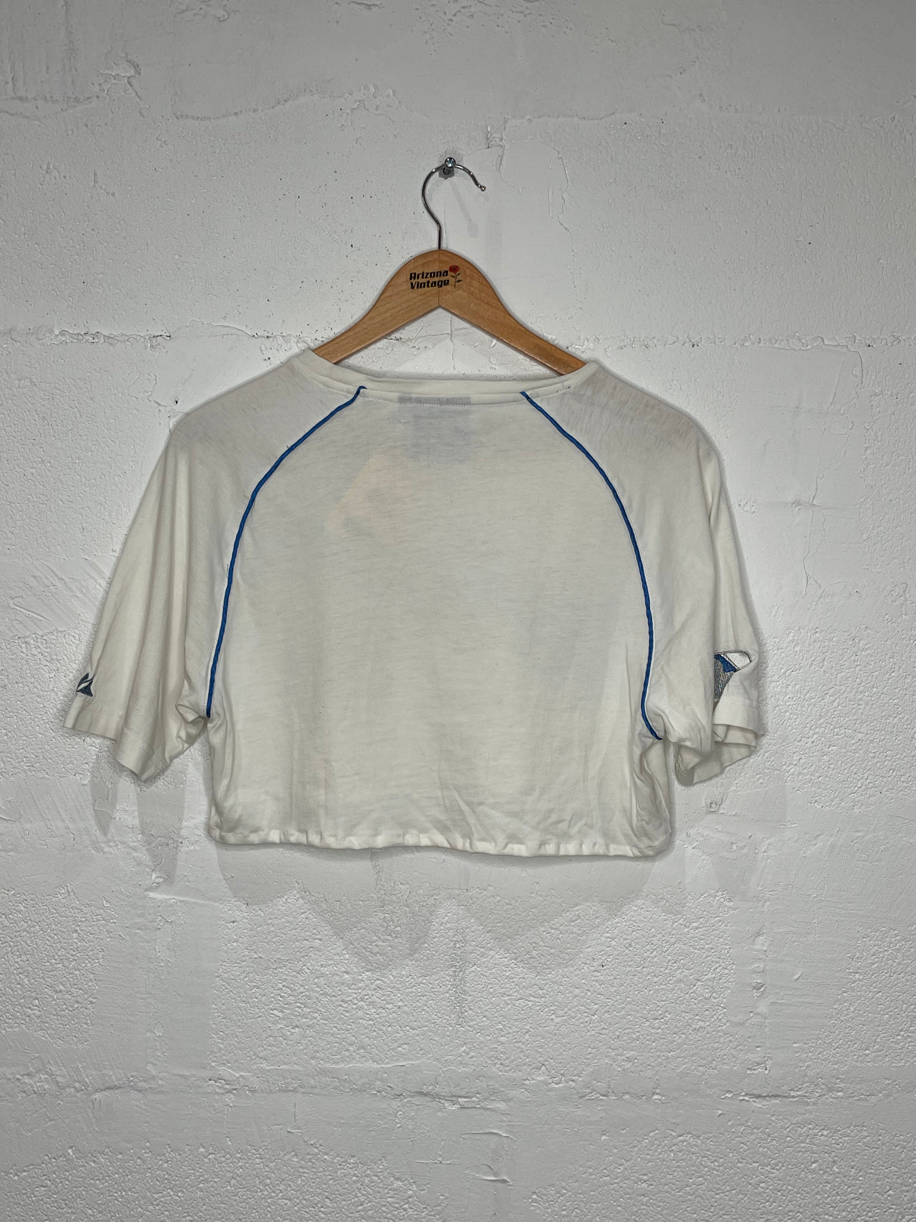 Vintage Style Crop Top T-Shirt - Cooperstown Baseball Collection | Perfect for Casual Wear, Sports Events & Retro Fashion