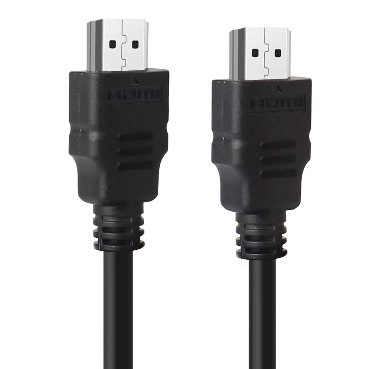 Tizum Flat HDMI Cable 1.8M (6 Feet) - High Speed 4K HDMI 2.0 Cord for Smart TV, Gaming Console, Laptop, DVD Player - Black - Perfect for Home Theater & Office Setup