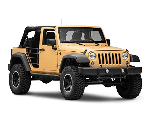 Barricade Tubular Adventure Doors for 2007-2018 Jeep Wrangler JK 4-Door - Rear Compatible Off-Road Accessories for Enhanced Safety & Style | Perfect for Trail Riding & Outdoor Adventures