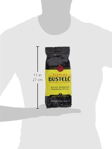 Café Bustelo Supreme Whole Bean Espresso Style Coffee - 16oz (6-Pack) | Rich & Bold Flavor for Espresso Machines, French Press & Cold Brew - Perfect for Home Baristas & Coffee Lovers