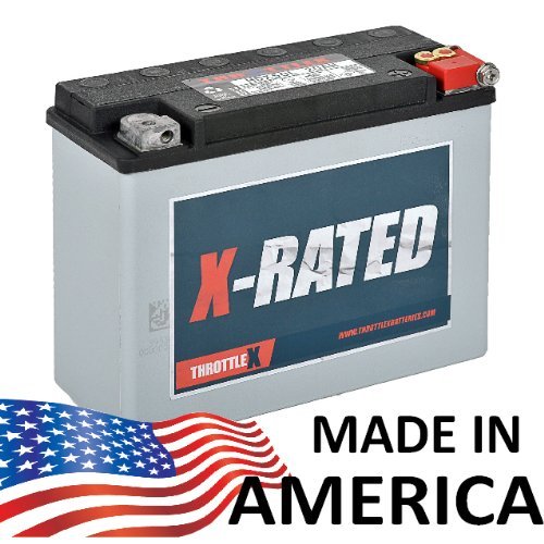 ThrottleX HDX50L Motorcycle Battery - High Performance Replacement Battery for Harley, Honda, Kawasaki - Perfect for Long Rides & Off-Road Adventures