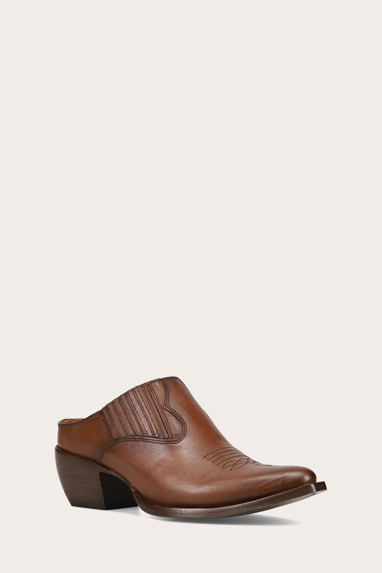 Frye Women's 41349 Brown Leather Boots - Comfortable & Stylish Ankle Boots for Women, Perfect for Casual Outfits, Work & Fall Fashion