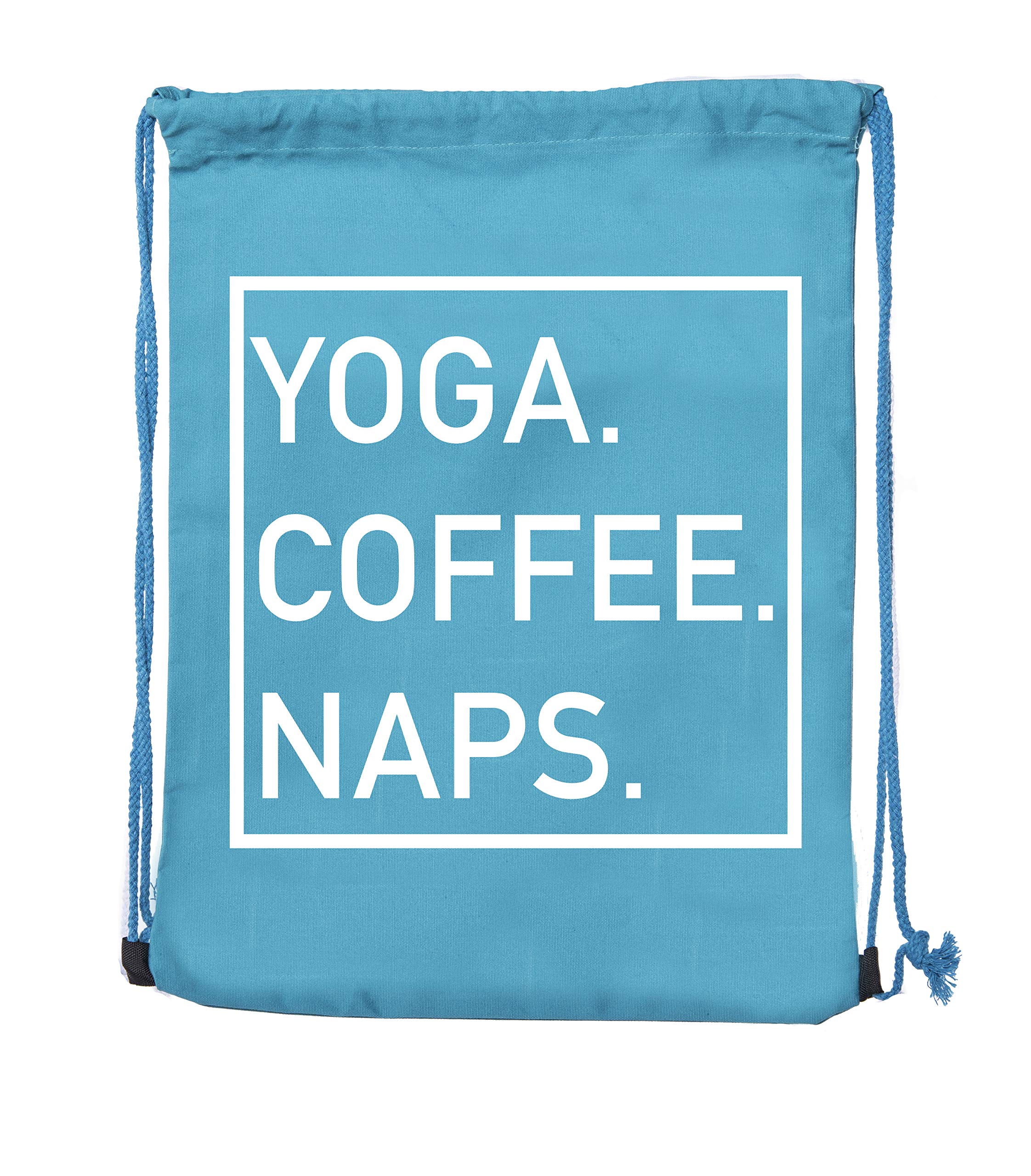 Premium Cotton Drawstring Yoga Gym Bags for Yoga Blocks & Clothes - Perfect for Yoga Classes, Gym Sessions & Travel