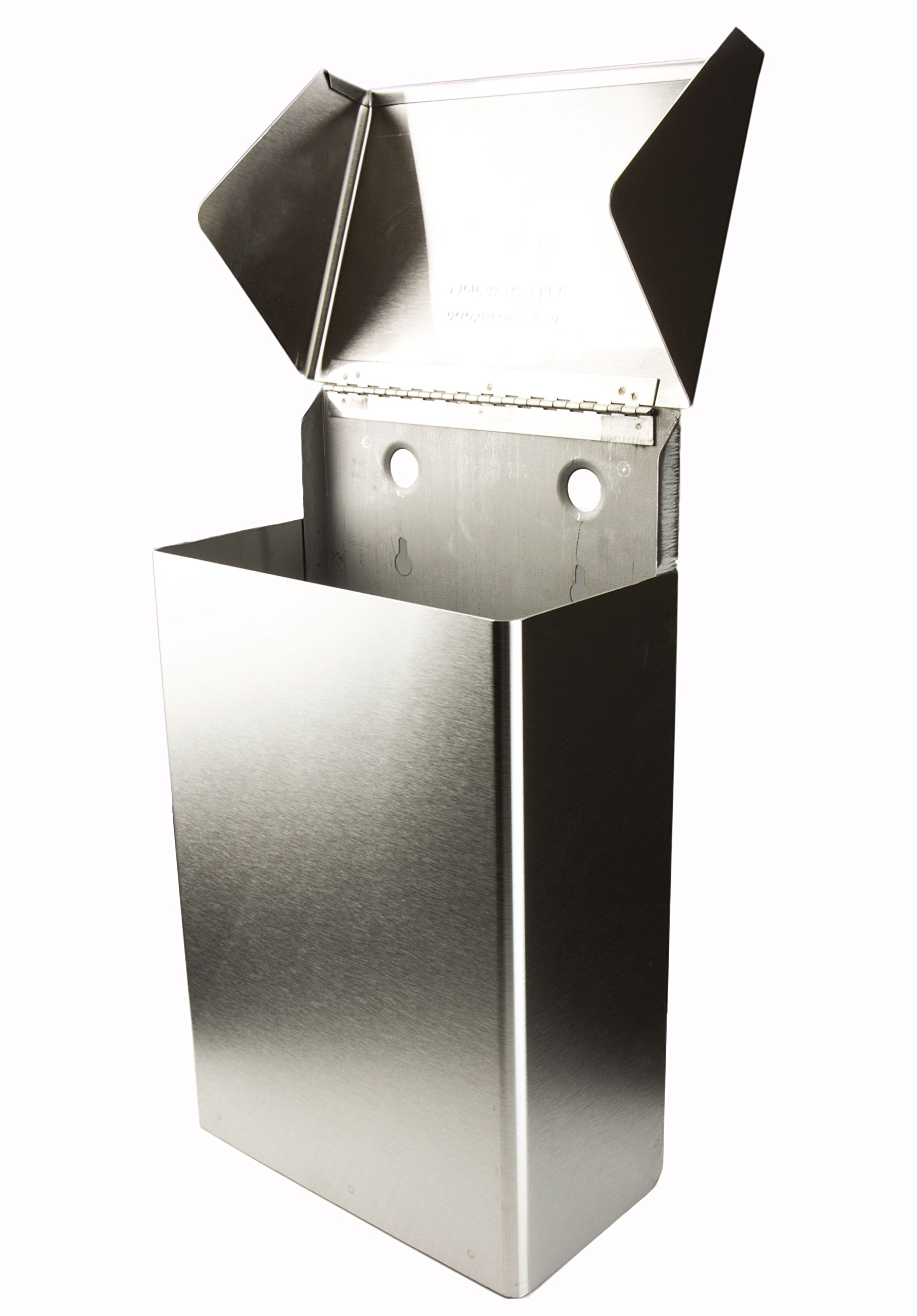Frost 622 Napkin and Tampon Disposal - Stainless Steel Sanitary Waste Bin for Bathrooms & Restrooms | Perfect for Home, Office, and Public Restroom Hygiene