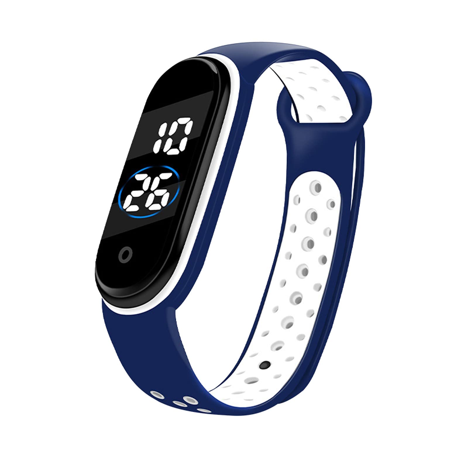 Digital LED Sports Watch for Men & Women - Unisex Silicone Strap Fitness Tracker with Waterproof Design - Perfect for Running, Gym Workouts & Outdoor Activities