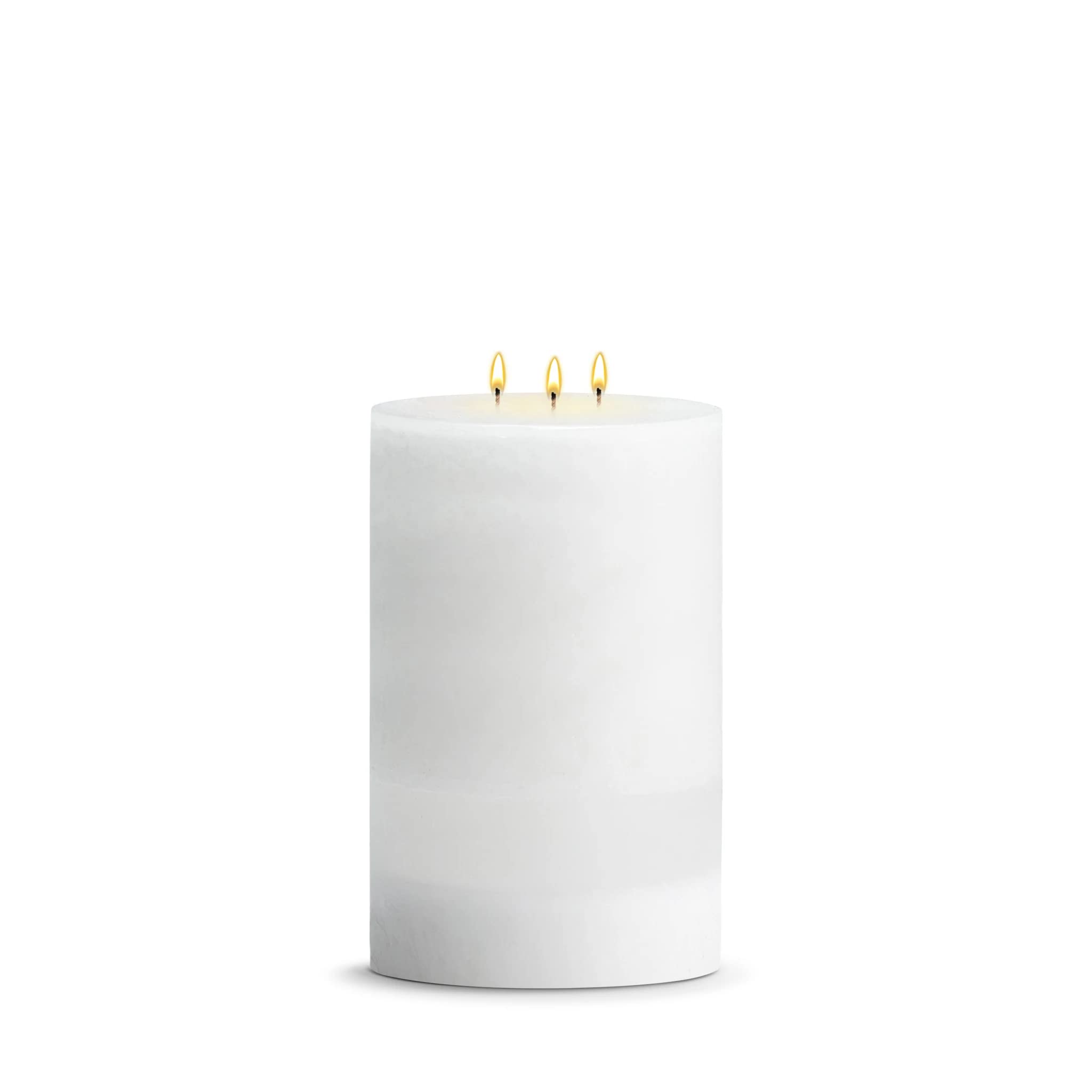 Premium White Tea & Ginger Root Scented Pillar Candles - 6x12 Inches for Relaxation, Aromatherapy & Home Decor