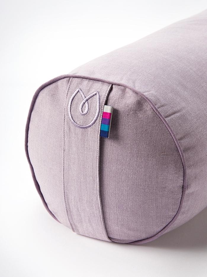 Organic Cotton Chambray Buckwheat Yoga Bolster Pillow - Set of 4 for Yoga, Meditation & Home Relaxation Support