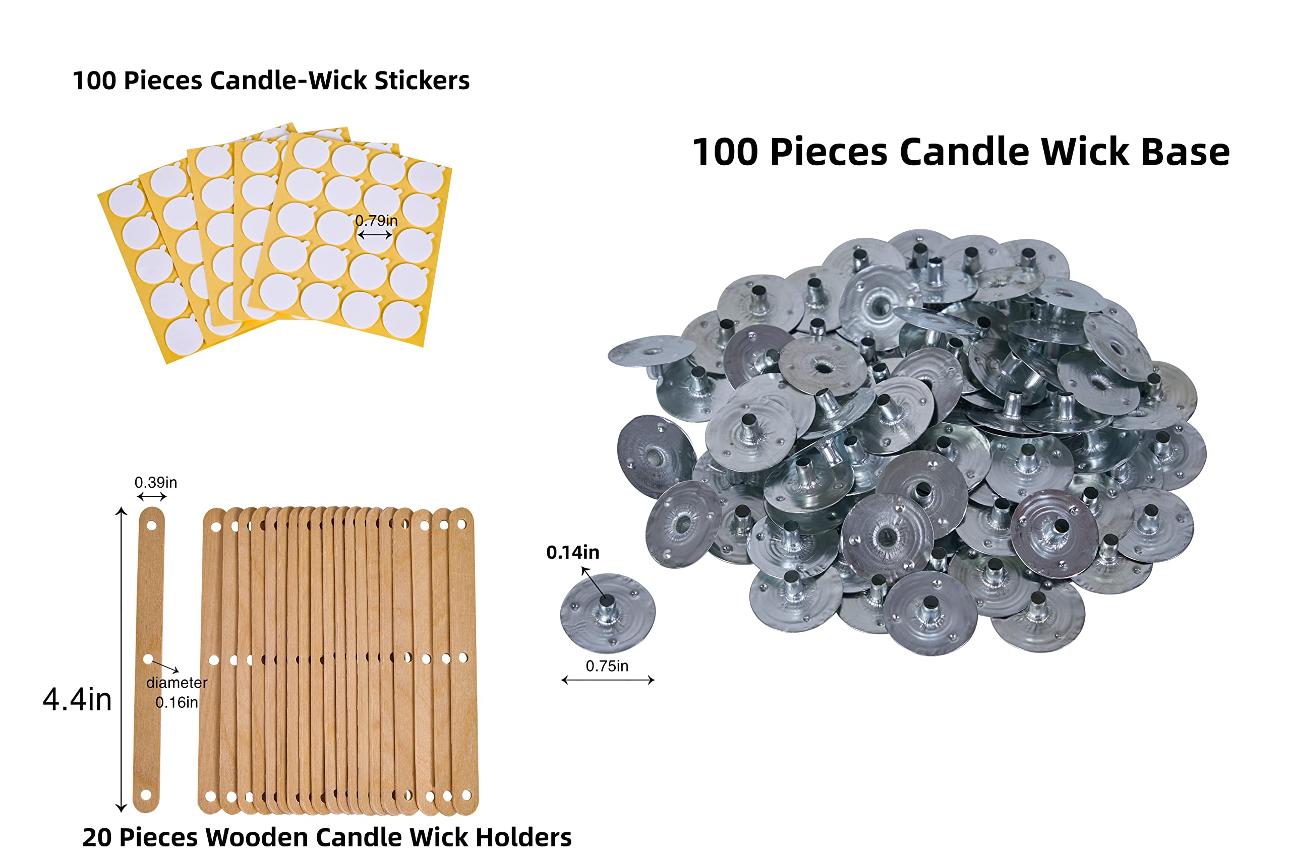 Organic Beeswax Hemp Wicks 6 Inch - 100 Pack Natural Braided Candle Wicks for DIY Candle Making, Handmade Candles, Wax Melts & Aromatherapy - Perfect for Home Decor, Gifts & Relaxation