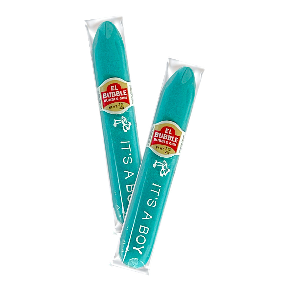 Dubble Bubble It's a Boy Bubble Gum Cigar Box - 36 Count | Perfect for Baby Showers, Gender Reveal Parties & Celebrations