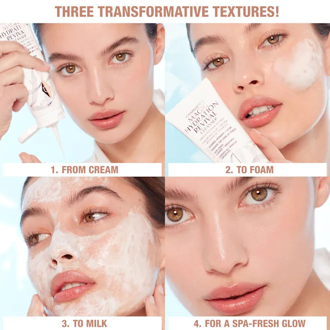 Charlotte's Magic Hydration Revival Duo - Hydrating Skincare Set for Dry Skin | Day & Night Moisturizing Cream & Serum | Perfect for Winter Care & Travel Skincare Routine