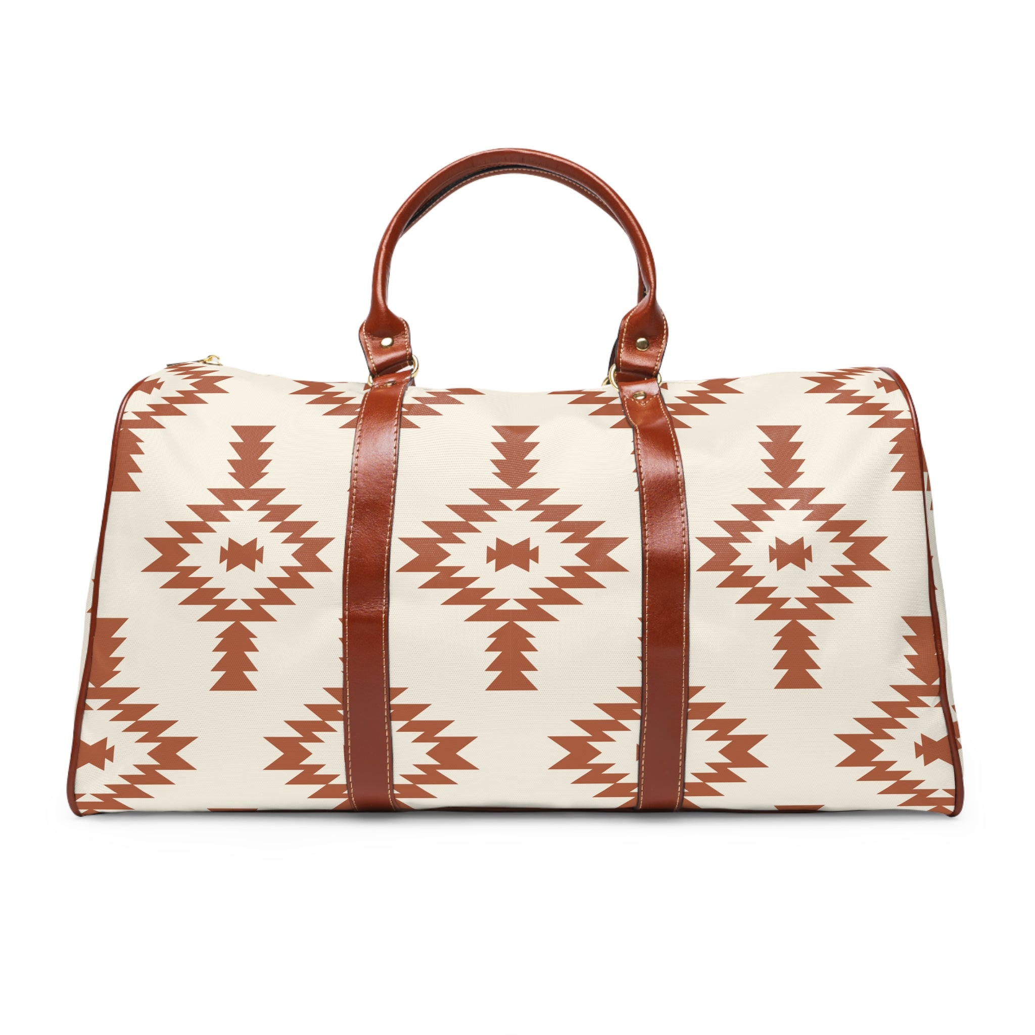 Southwestern Duffle Bag - Faux Leather Waterproof Travel Bag for Outdoor Adventures | Perfect for Camping, Hiking & Road Trips | Southwest Style Gift for Travelers & Adventurers