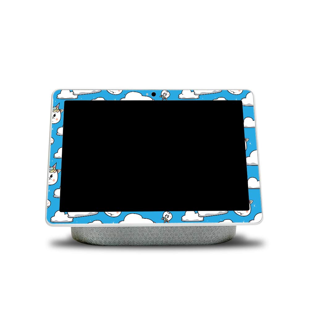 MightySkins Protective Vinyl Decal Wrap Cover for Google Nest Hub Max - Unicorn Clouds Design | Durable, Easy to Apply & Remove | Made in USA | Perfect for Home, Office & Kitchen Decor