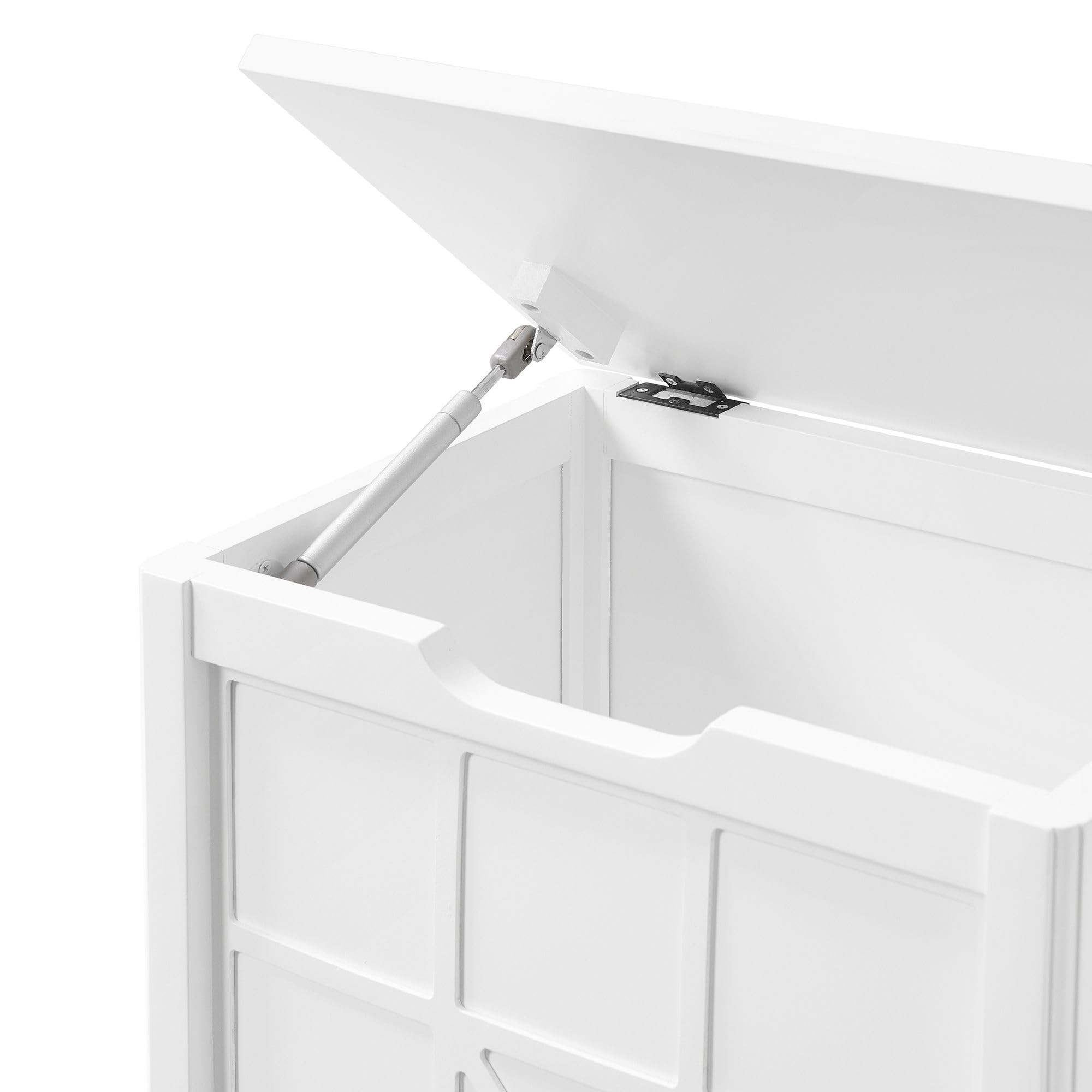 Premium White Laundry Hamper - 19