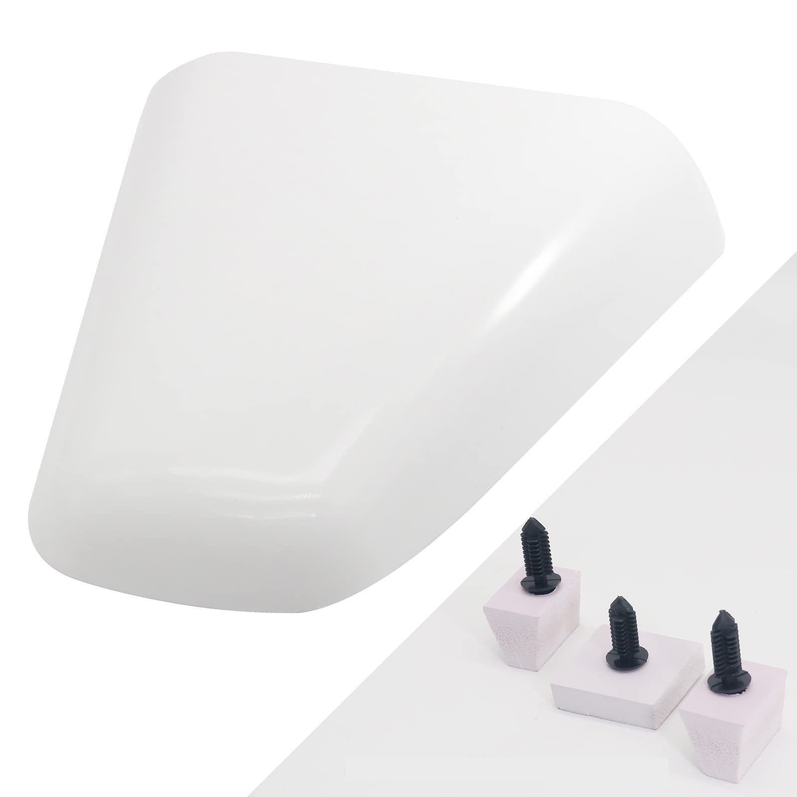 SEA RAY 688721 Ventilation Cover Hull Clam Shell Side Vent 5-11/16 X 5 - White ABS Boat Cover with Studs - Perfect for SEA RAY Boats Marine Ventilation & Airflow System