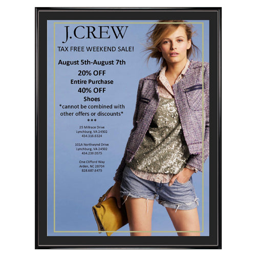 14x22 Picture Frames with Matboard - Classic Metal Poster Display for Wall Art, Photos & Decor - Perfect for Living Room, Bedroom & Office Decorations