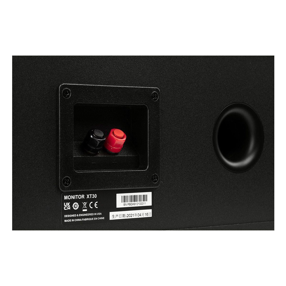 Polk Monitor XT30 High Resolution Center Channel Speaker - Premium Home Theater Sound for Movies, Music & Gaming