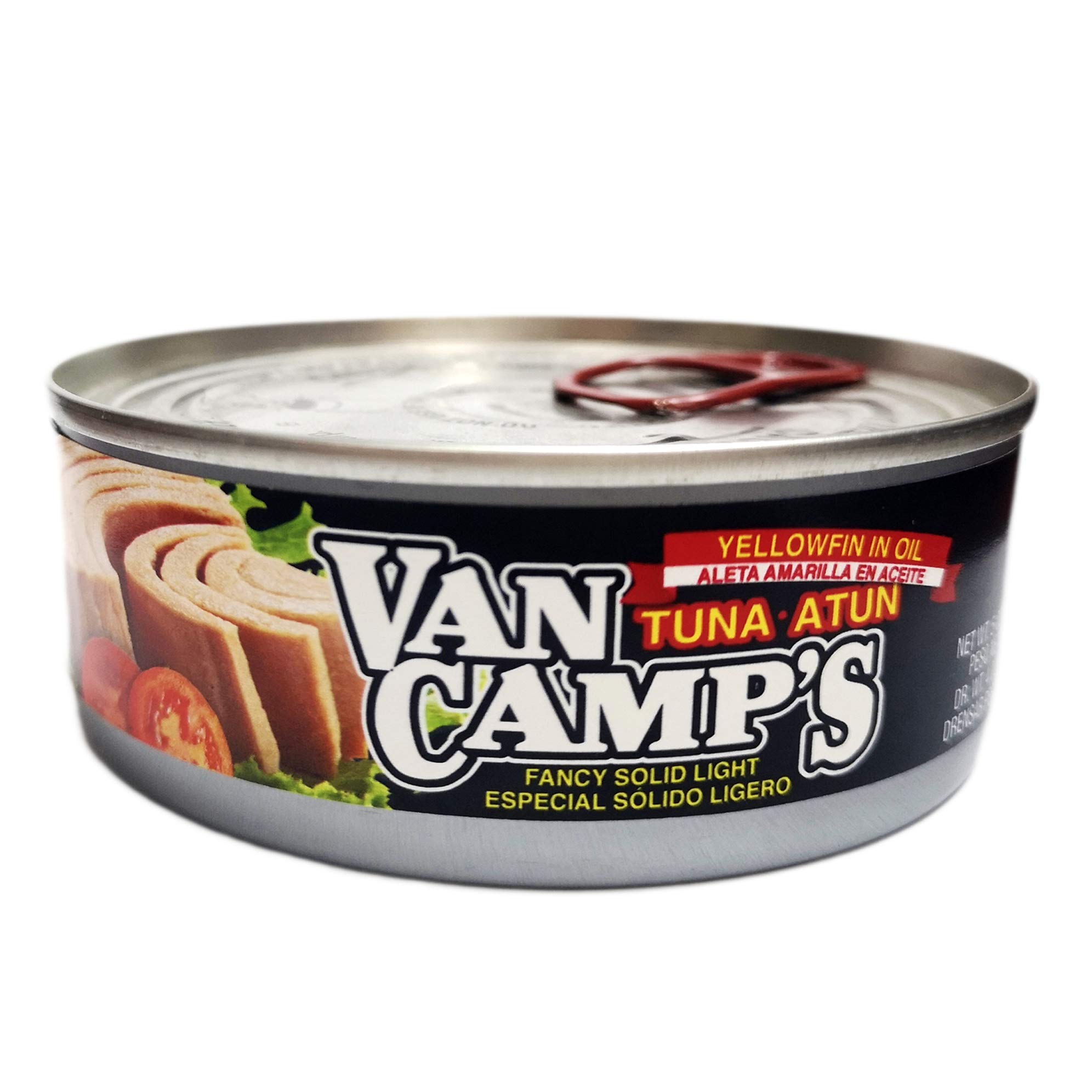 Van Camp's Yellowfin Tuna in Oil - 6 Pack | Premium Canned Tuna for Salads, Sandwiches & Quick Meals | High Protein, Keto & Paleo Friendly