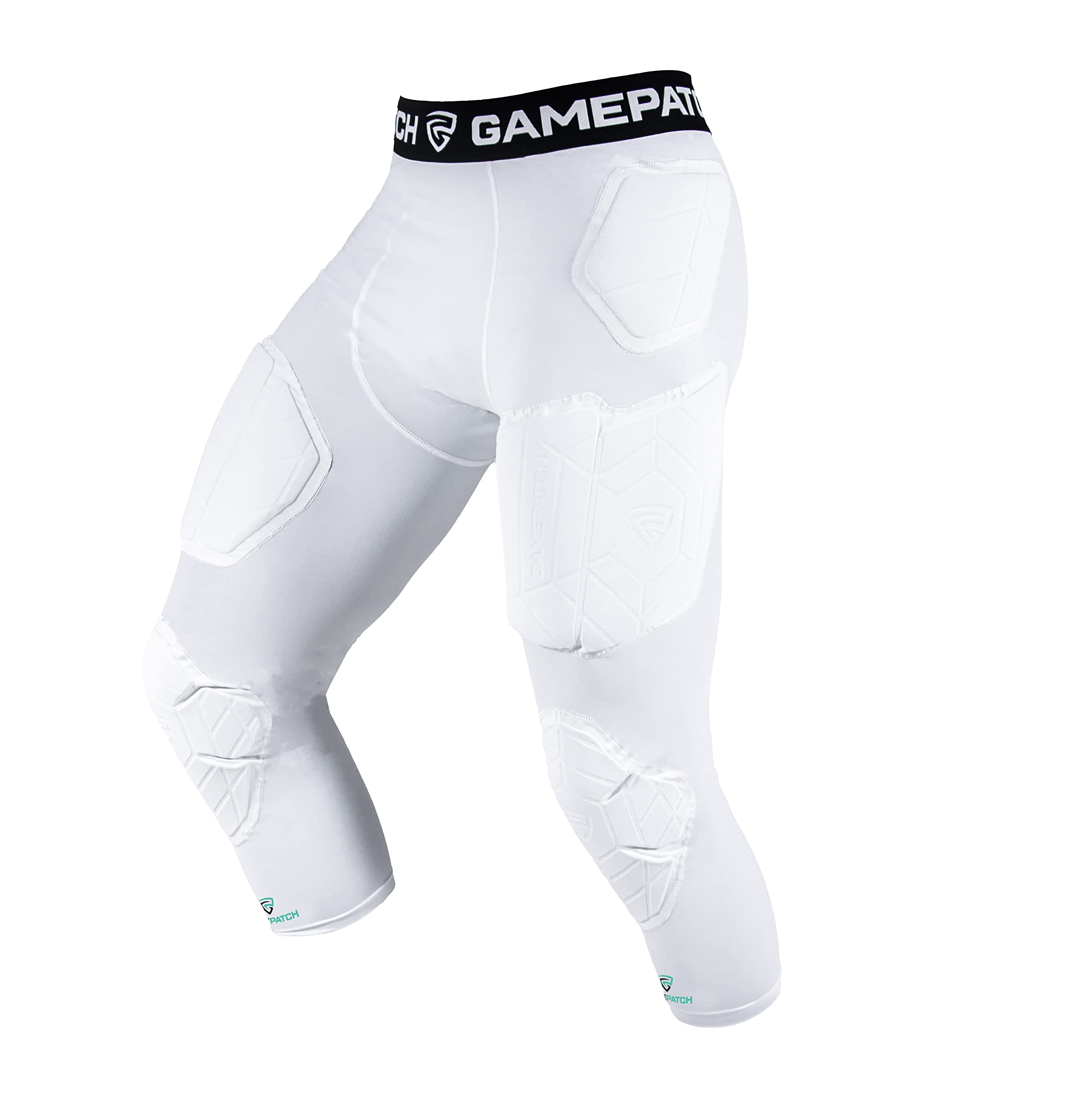 3/4 Compression Tights with Knee & Hip Support - Shock Absorbing Technology for Men, Women & Kids - Perfect for Running, Yoga & Sports Recovery