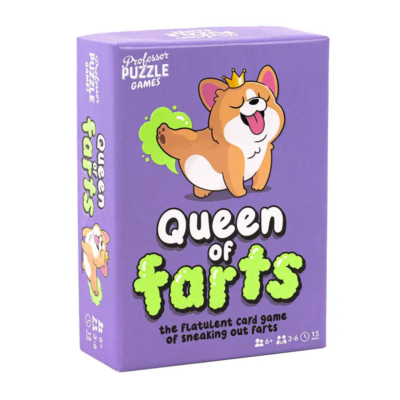 Queen of Farts Card Game - Hilarious Party Game for Adults & Teens - Perfect for Game Nights, Family Gatherings & Ice Breakers