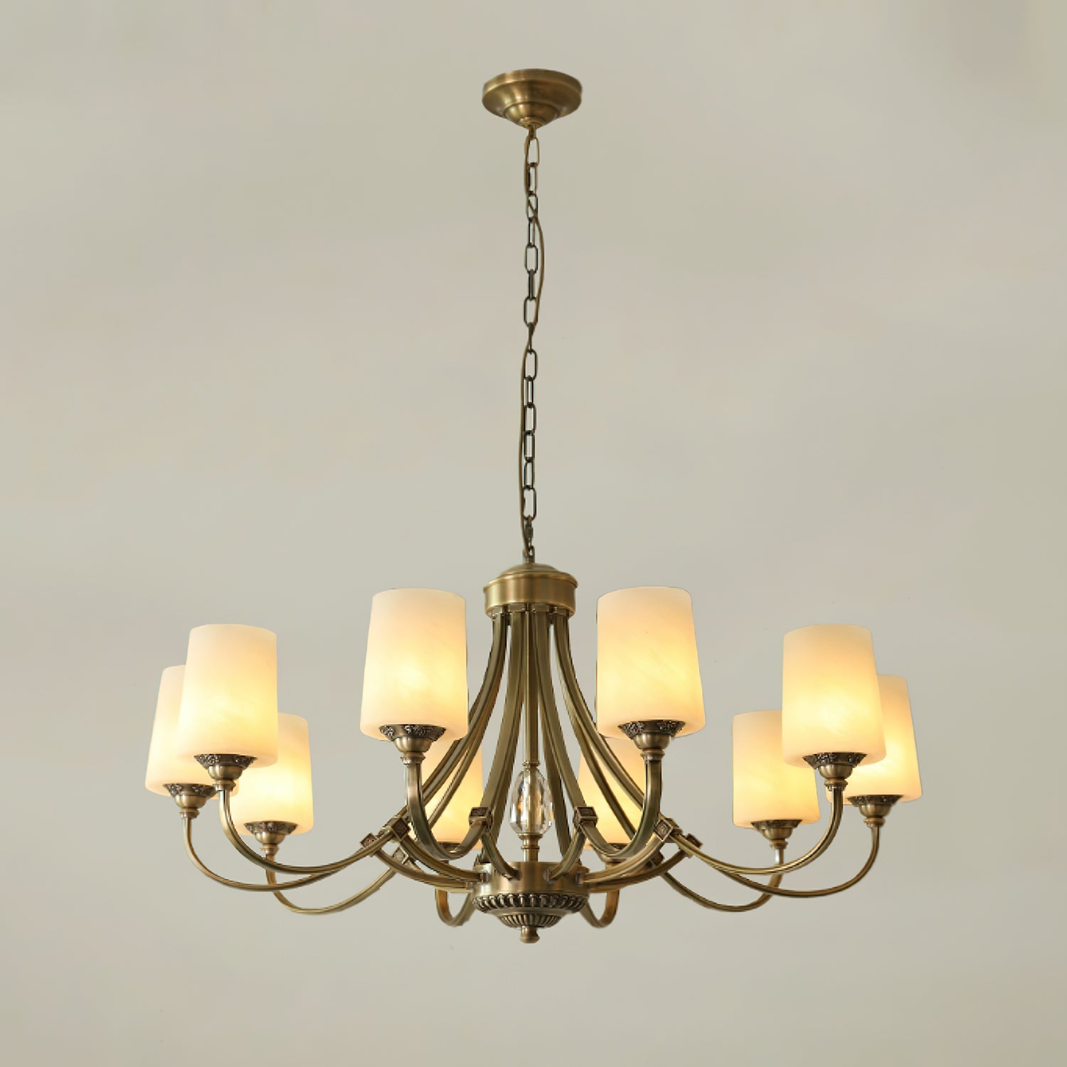 Etesian Crystal Chandelier - Modern Luxury Ceiling Light Fixture for Dining Room, Living Room & Bedroom | Elegant Home Decor Lighting for Wedding, Hotel & Restaurant