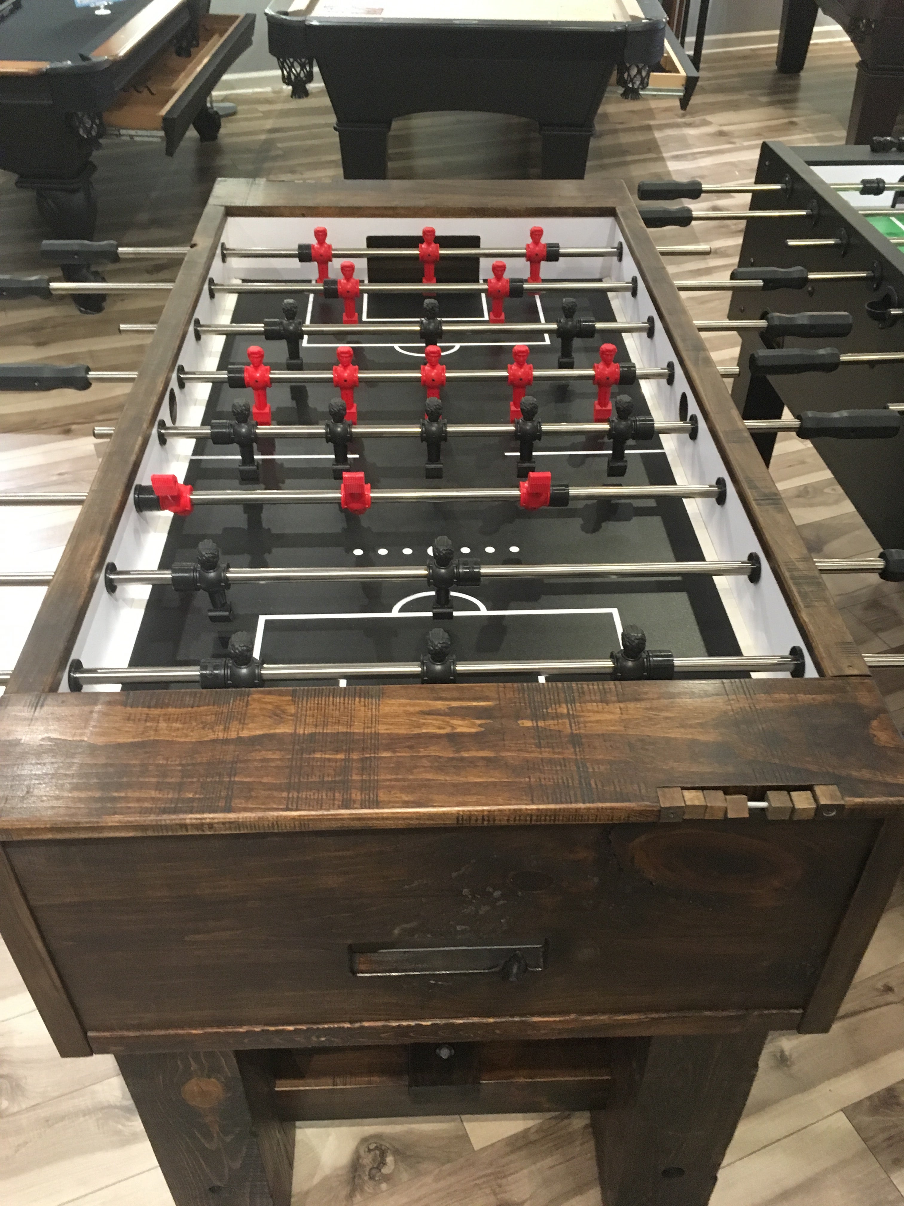 Custom Breckenridge Foosball Table by Robbies - Premium Tournament Style Game Table for Home, Game Room & Bar - Perfect for Family Fun & Entertainment