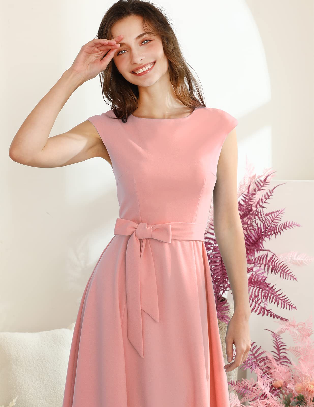 DRESSTELLS Women's Cocktail Dress - Elegant Summer Graduation Party & Formal Wedding Guest Dress 2024 | Perfect for Evening Events, Prom, Bridal Showers & Special Occasions
