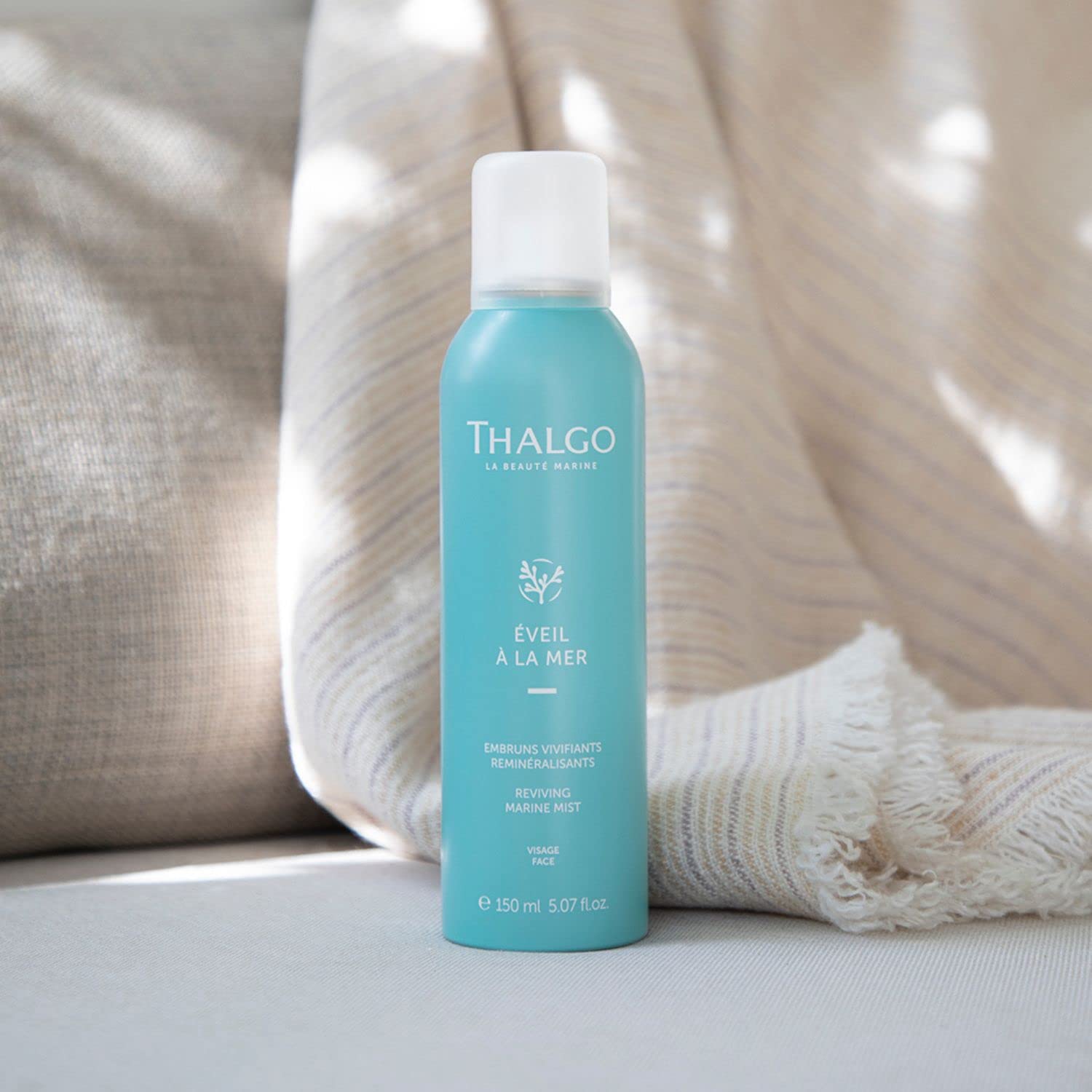 Thalgo Reviving Marine Mist - Hydrating Face Spray with Deep Moisture & Minerals for Glowing Skin - 150ml | Perfect for Travel, Office & Post-Workout Refreshment