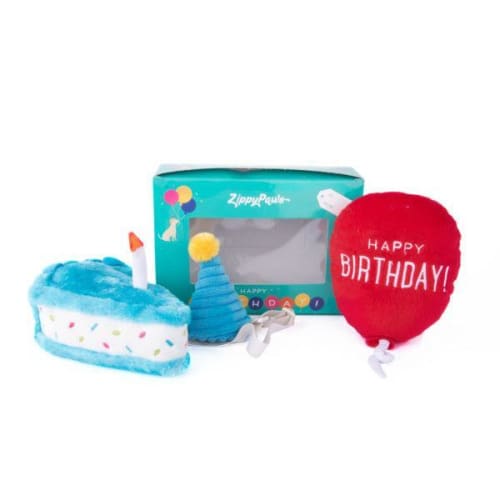 Premium Pup Birthday Box - Fun Dog Toy Set in Blue | Perfect for Birthday Gifts & Puppy Playtime