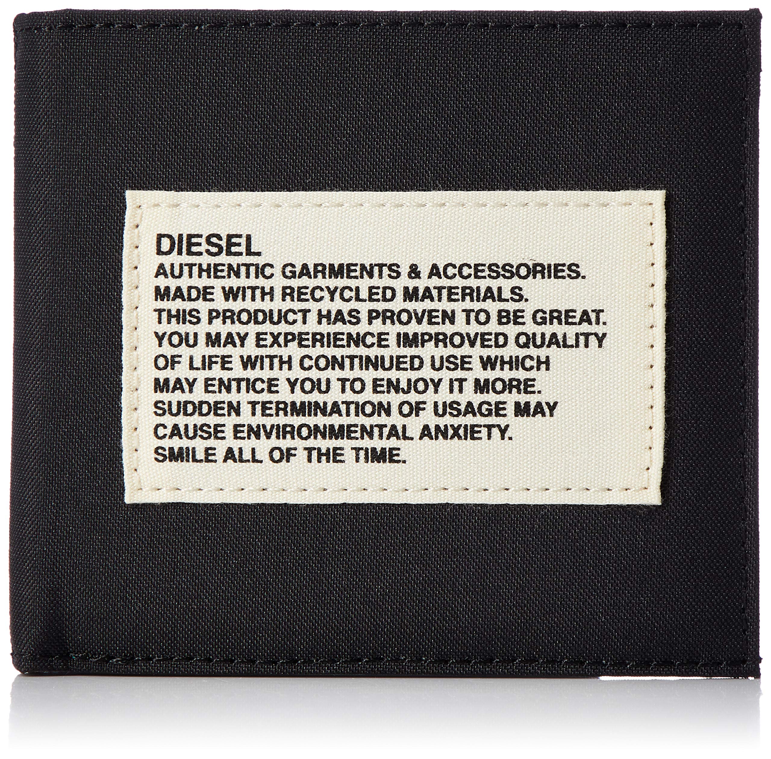Diesel HIRESH S SP Small Wallets for Men - Slim RFID Blocking Leather Wallet - Perfect for Everyday Use, Travel & Business