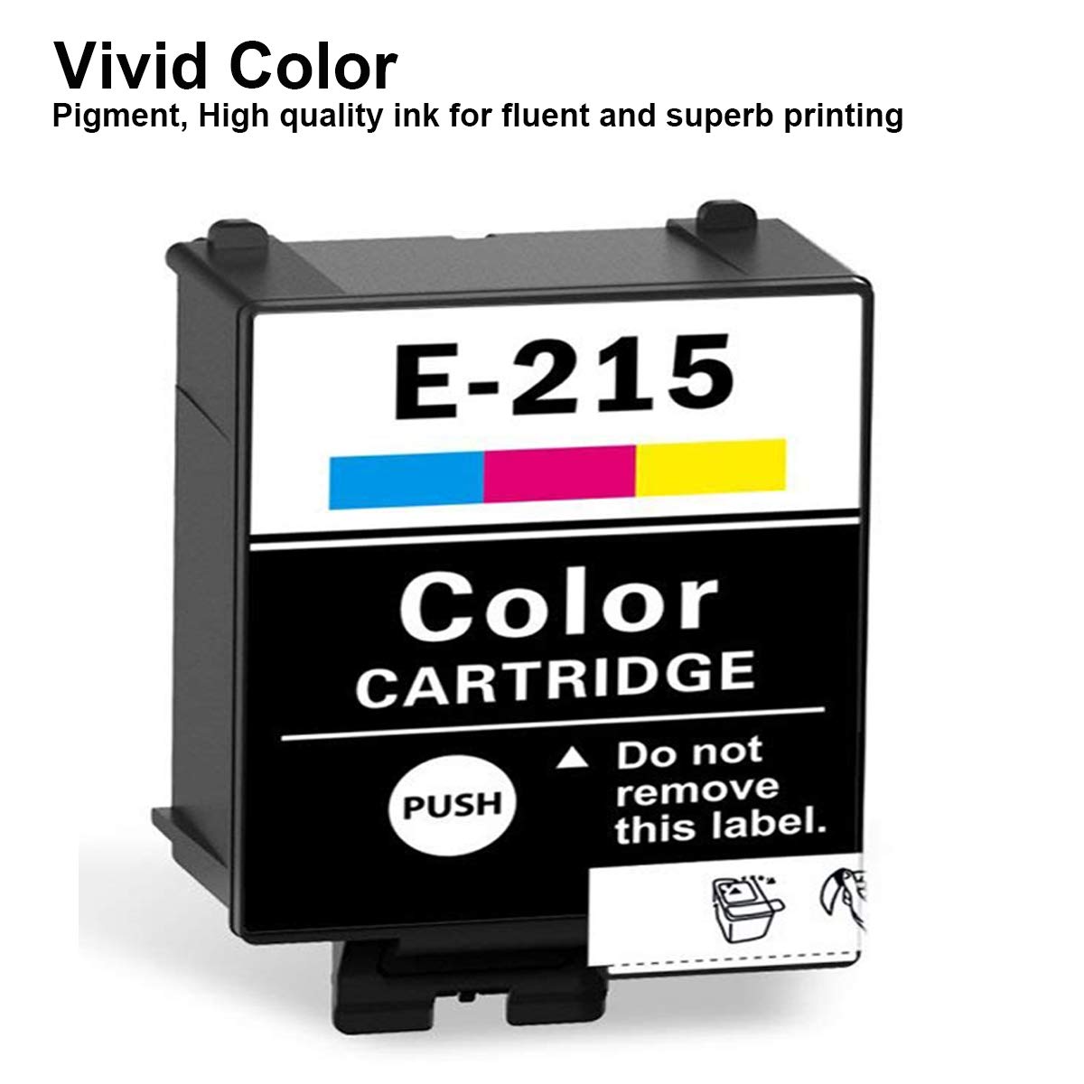 215 Ink Cartridges T215 Remanufactured for WF-100 Printer - High-Quality Pigment Ink - 5-Pack (3 Black, 2 Color) - Compatible with WF-100 Series Printers - Perfect for Home Office Printing, Documents & Photos