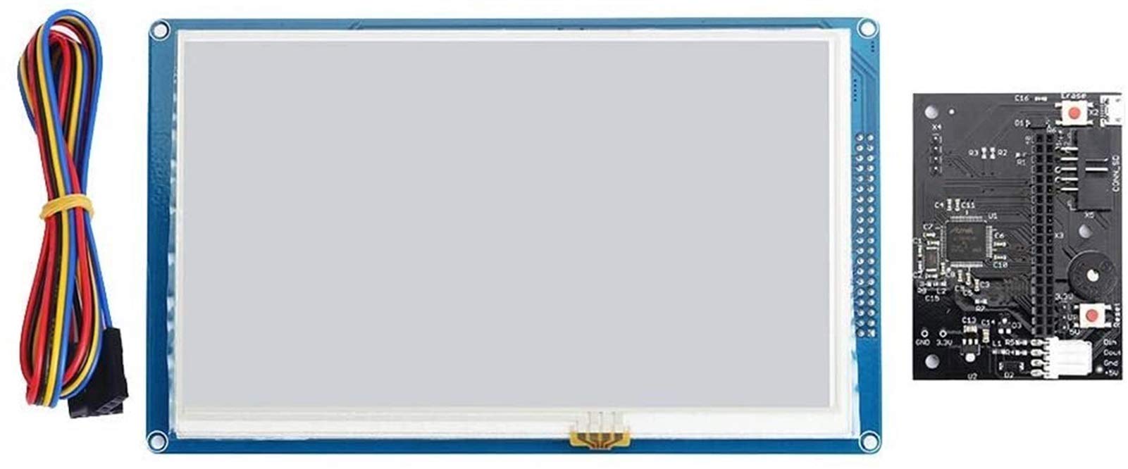 7.0 Inch Full-Color Touch Screen Display 800×480P for 3D CNC Printer - High Resolution Control Panel for 3D Printing, CNC Machining & DIY Projects
