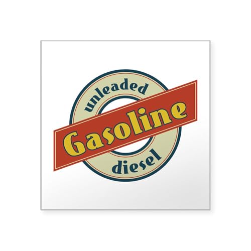 Clear - Unleaded Gasoline Diesel Sticker