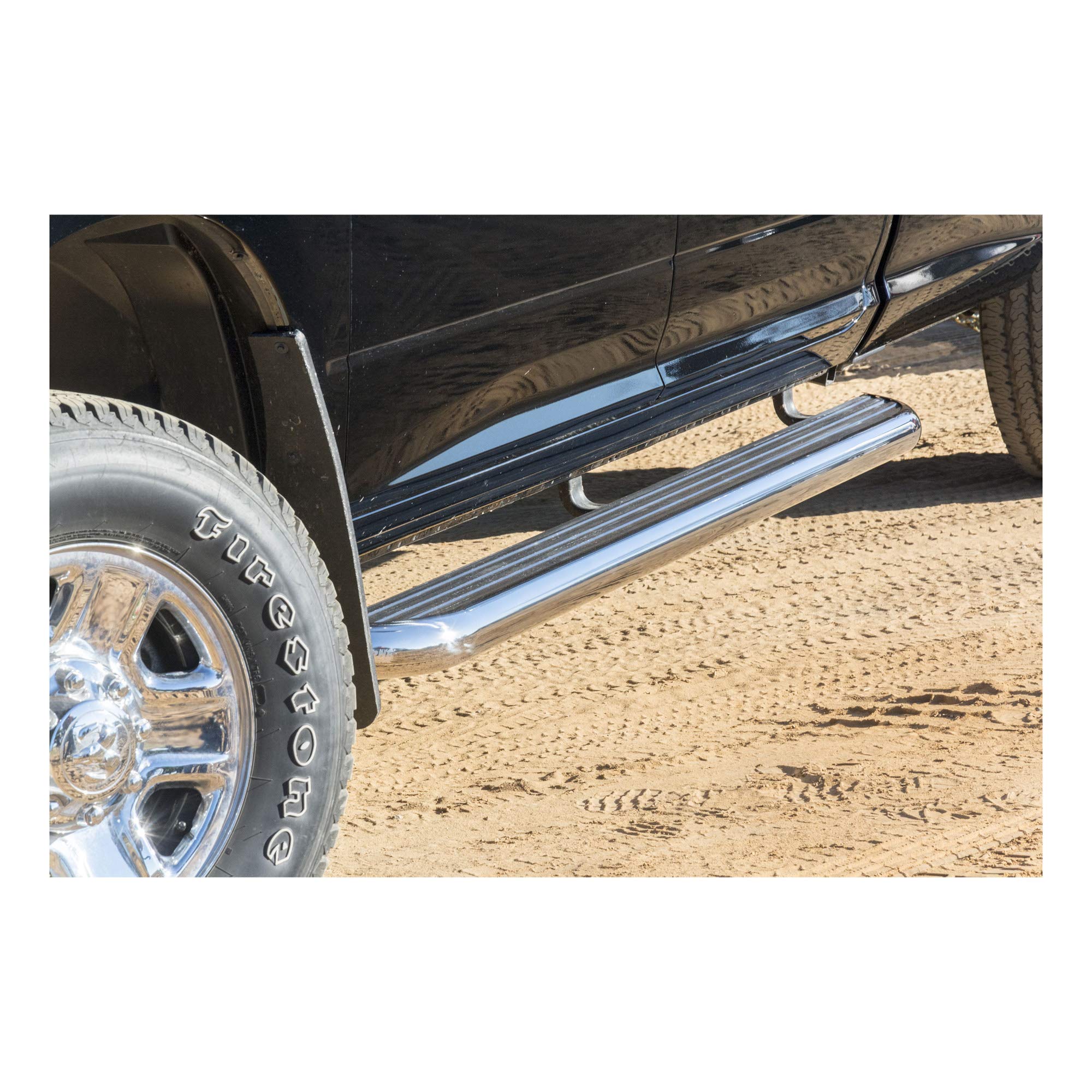Luverne Truck Equipment (575072) Megastep Board - Heavy Duty Aluminum Running Board for Pickup Trucks & SUVs - Non-Slip Surface, Easy Installation - Perfect for Off-Roading, Work Sites & Daily Commuting