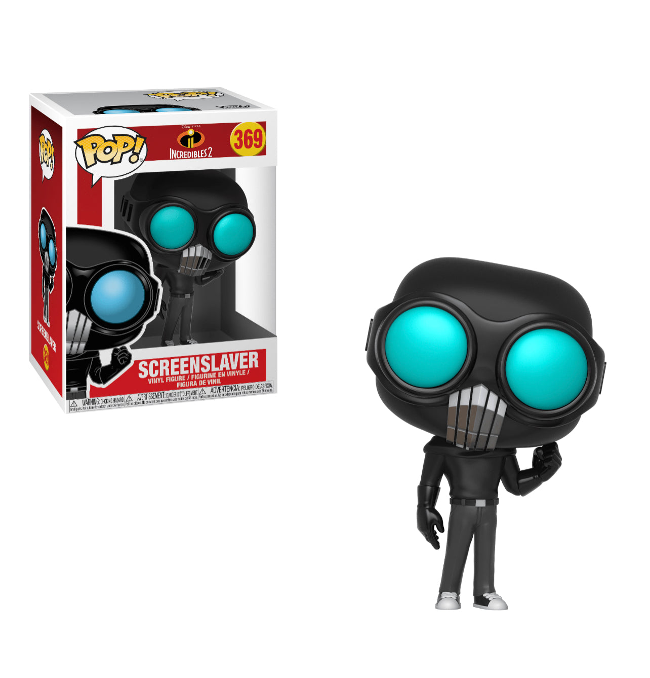 Incredibles 2 Screenslaver - Official Disney Pixar Movie Merchandise - Perfect for Kids Room Decor, Birthday Gifts & Superhero Fans Collection