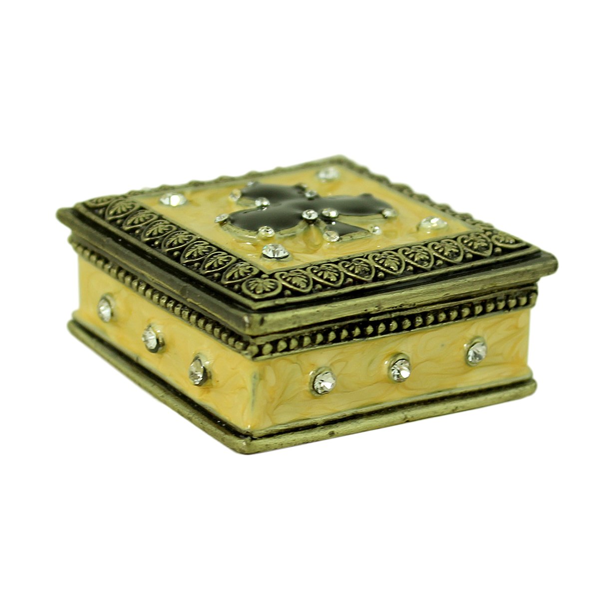 Echomerx Ace of Clubs Trinket Box - Elegant Jewelry Storage & Decorative Keepsake Box for Rings, Necklaces & Small Treasures - Perfect for Home Decor, Gift Giving & Organizing Valuables