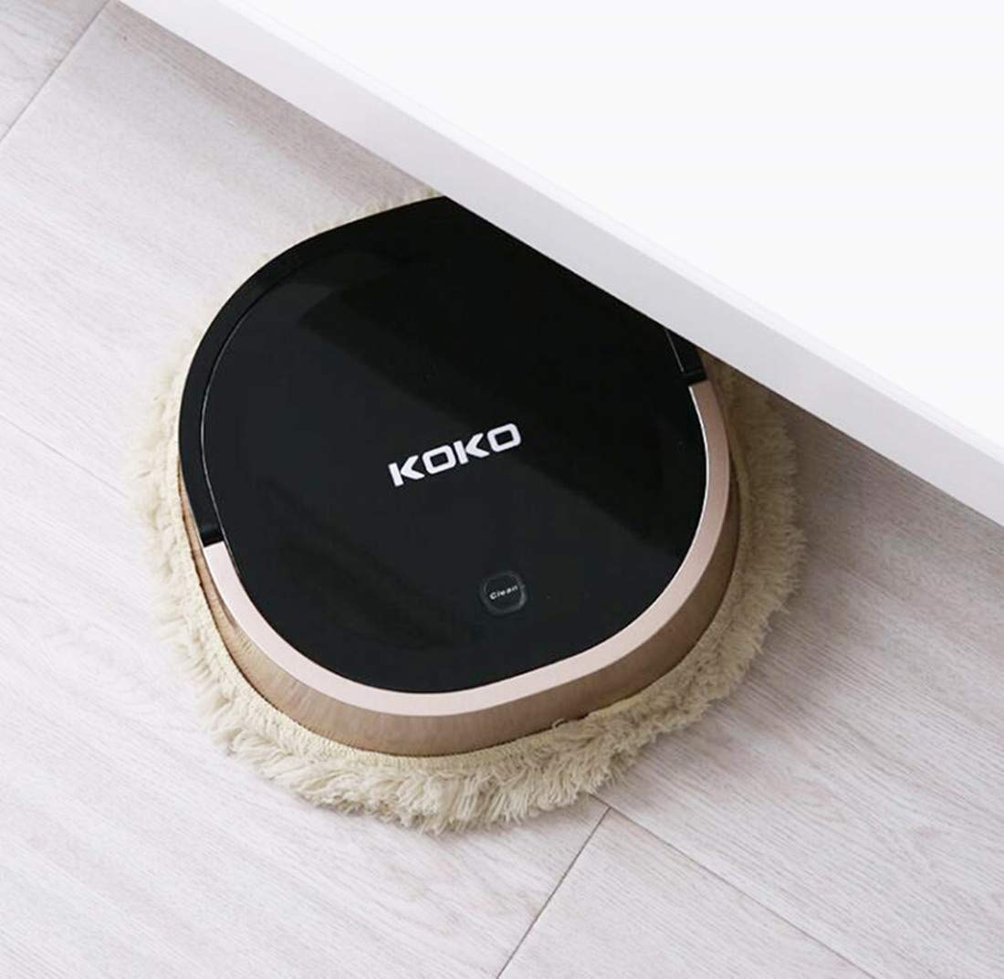 Smart Robot Vacuum and Mop Combo - 2-in-1 Automatic Floor Cleaning Robot with Wet & Dry Modes - Perfect for Hardwood, Tile & Pet Hair Removal in Homes & Apartments