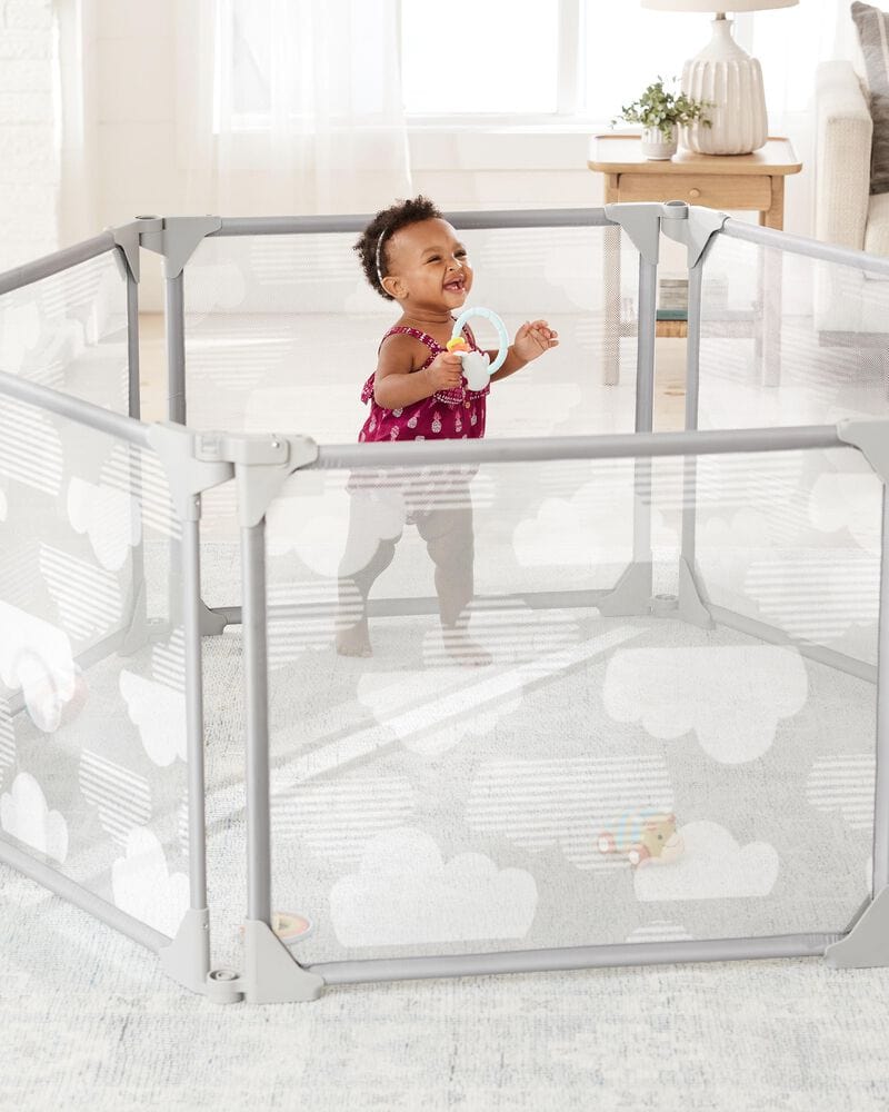 Skip Hop Expandable Baby Playpen - Portable Play Yard for Indoor & Outdoor Use - Safe & Durable Play Area for Toddlers & Infants - Perfect for Home, Park, or Travel