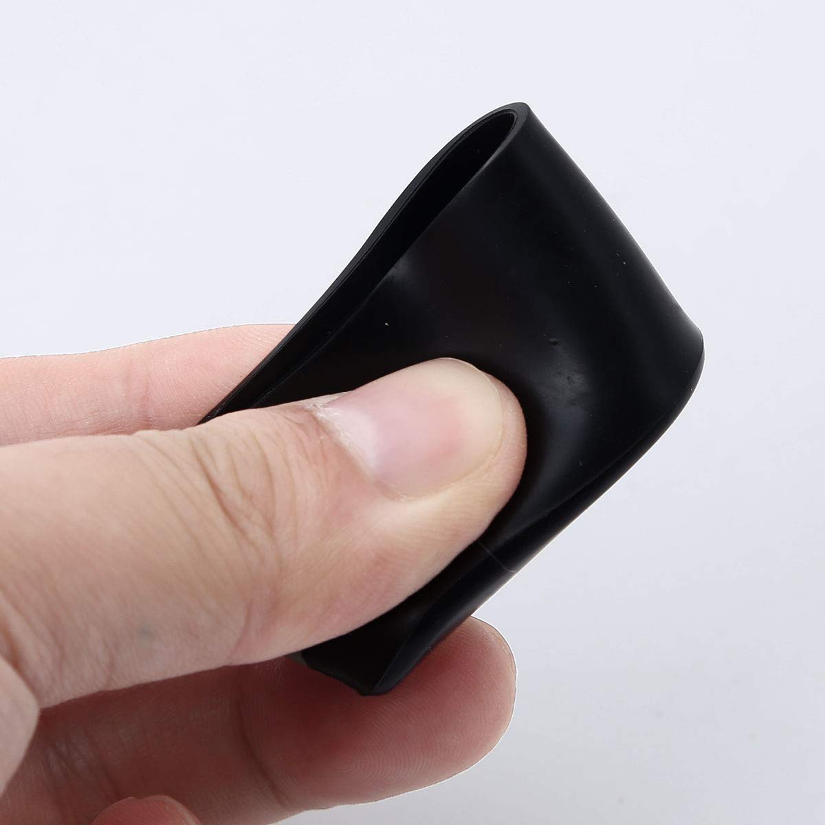 YiZYiF 10-Pack Black Rubber Chair Leg Caps (15x30mm) - Oval Furniture Feet Protectors for Floors, Scratch Prevention | Ideal for Dining Chairs, Tables & Office Furniture