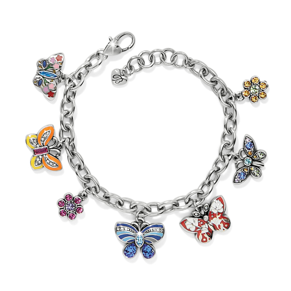 Brighton Sydney Flutter Charm Bracelet - Elegant Adjustable Bracelet for Women, Perfect for Parties, Weddings & Everyday Wear