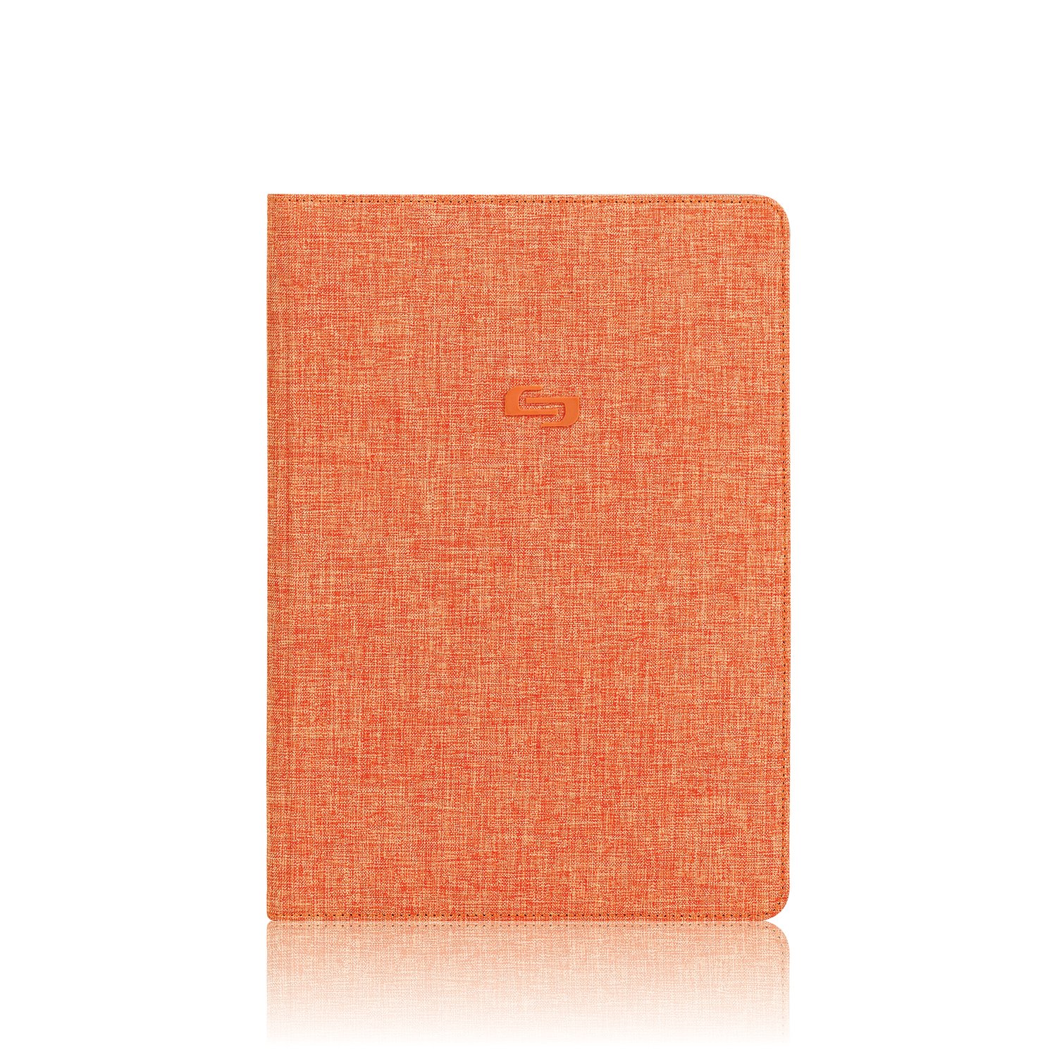 Solo New York Avenue Slim Case for iPad Air 10.9 Inch (2022/2020 Model) - Durable Lightweight Protective Cover with Auto Wake/Sleep - Orange - Perfect for Work, Travel & Everyday Use