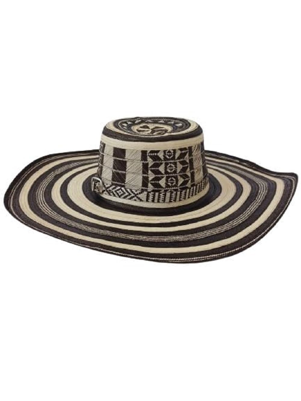 Authentic Colombian Vueltiao Sombrero for Men & Women - Handwoven by Colombian Artisans - Perfect for Beach, Festival & Cultural Events