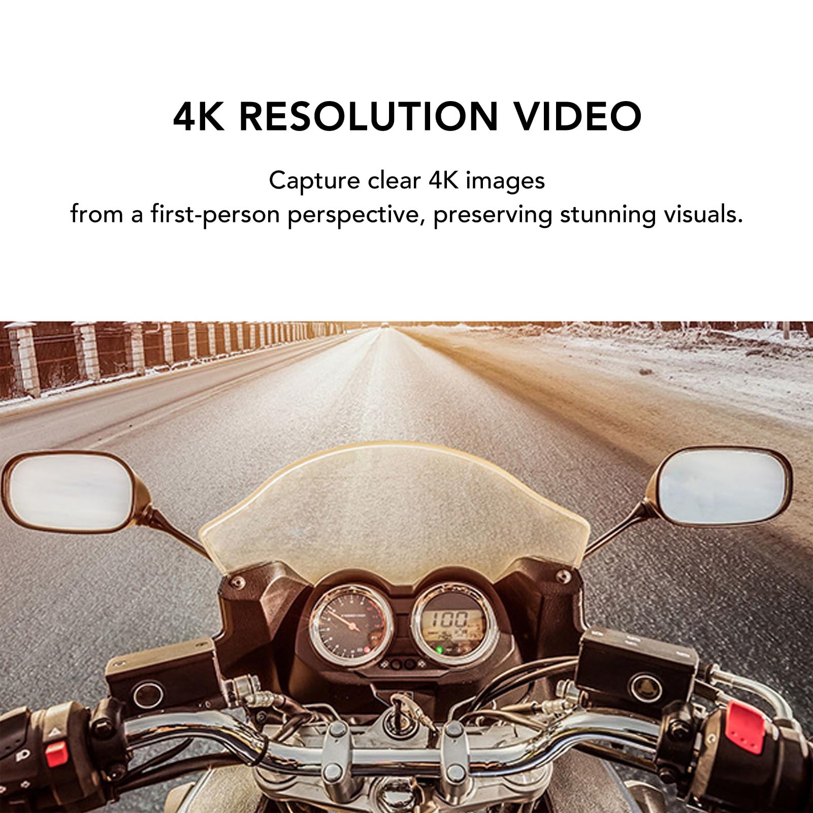 ASHATA 4K Wearable Head Mounted Camera - WiFi Vlogging Camcorder with Anti-Shake for Hands-Free Recording | Perfect for Travel Vlogs, Sports Adventures & Action Shots