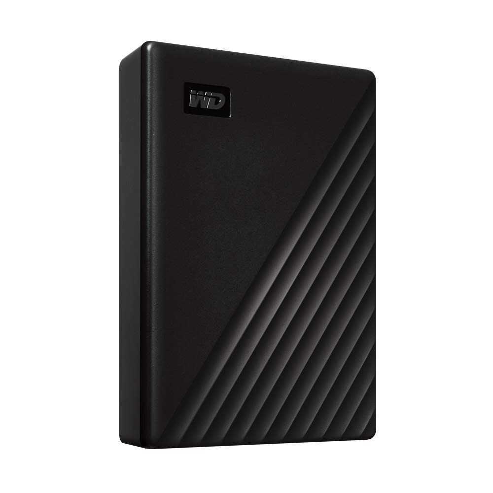WD 5TB My Passport Portable External Hard Drive - USB 3.1/USB 3.0 Compatible, Password Protection & Ransomware Defense - Perfect for Data Backup, Travel & Mac/PC Storage (Black, Model WDBPKJ0050BBK-WESN)