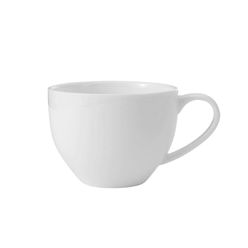 Premium Lucerne White Tea Cup and Saucer Set - Elegant Porcelain Tea Cups for Afternoon Tea, Gifts, and Home Decor - Perfect for Tea Parties, Bridal Showers, and Relaxing Moments