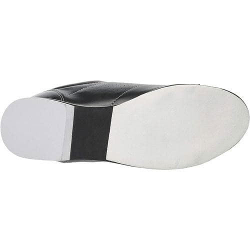 BSI Men's Classic Black Bowling Shoes - Non-Slip Leather Sole for Comfort & Performance - Perfect for League Play & Casual Bowling