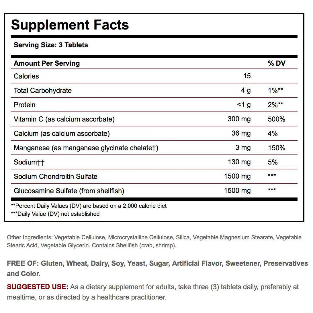 Solgar Extra Strength Glucosamine Chondroitin Complex Supplement - Supports Joint Health & Mobility for Active Adults & Seniors