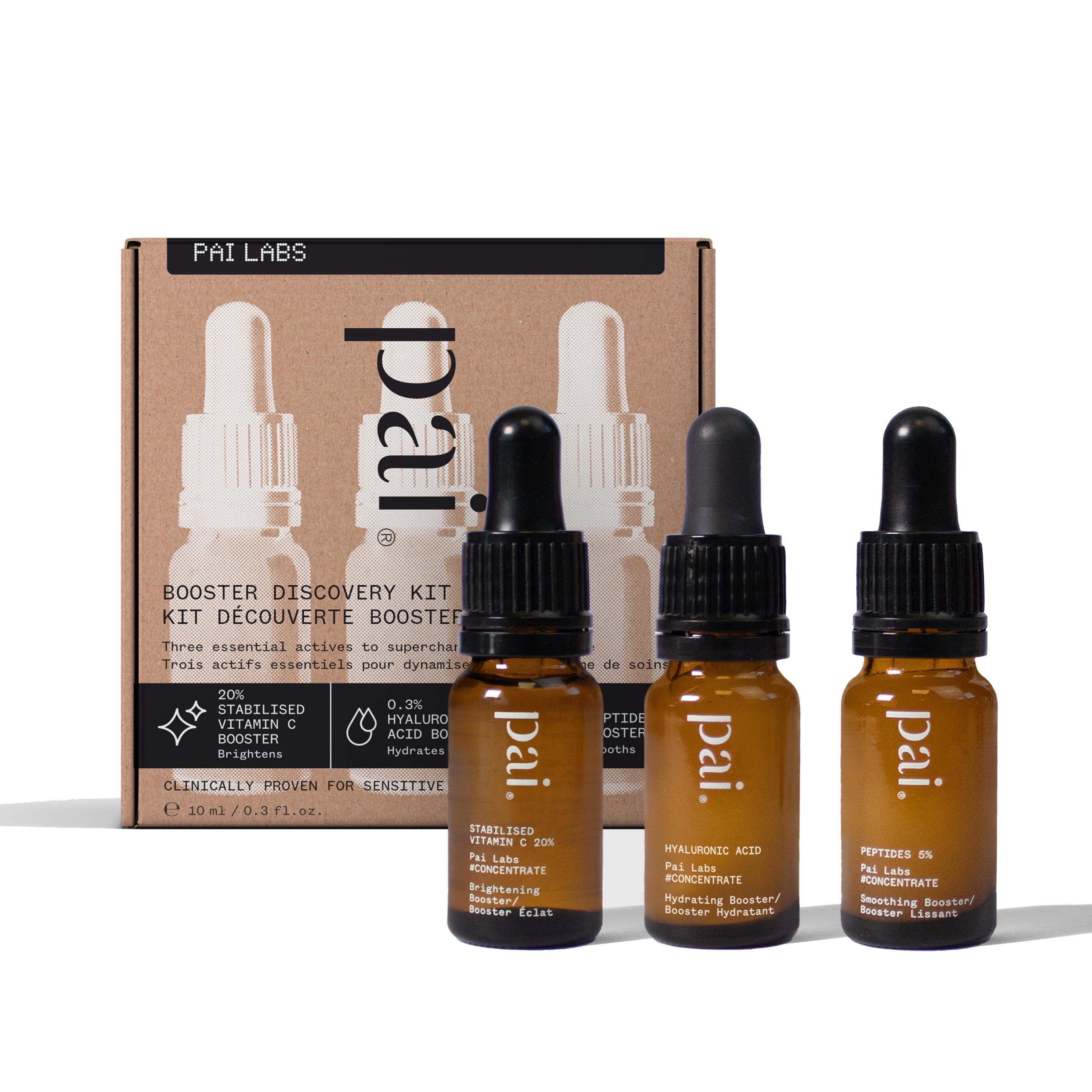 Booster Discovery Kit - Sensitive Skin Care Set for Hydration & Repair | Perfect for Daily Skincare Routine & Travel