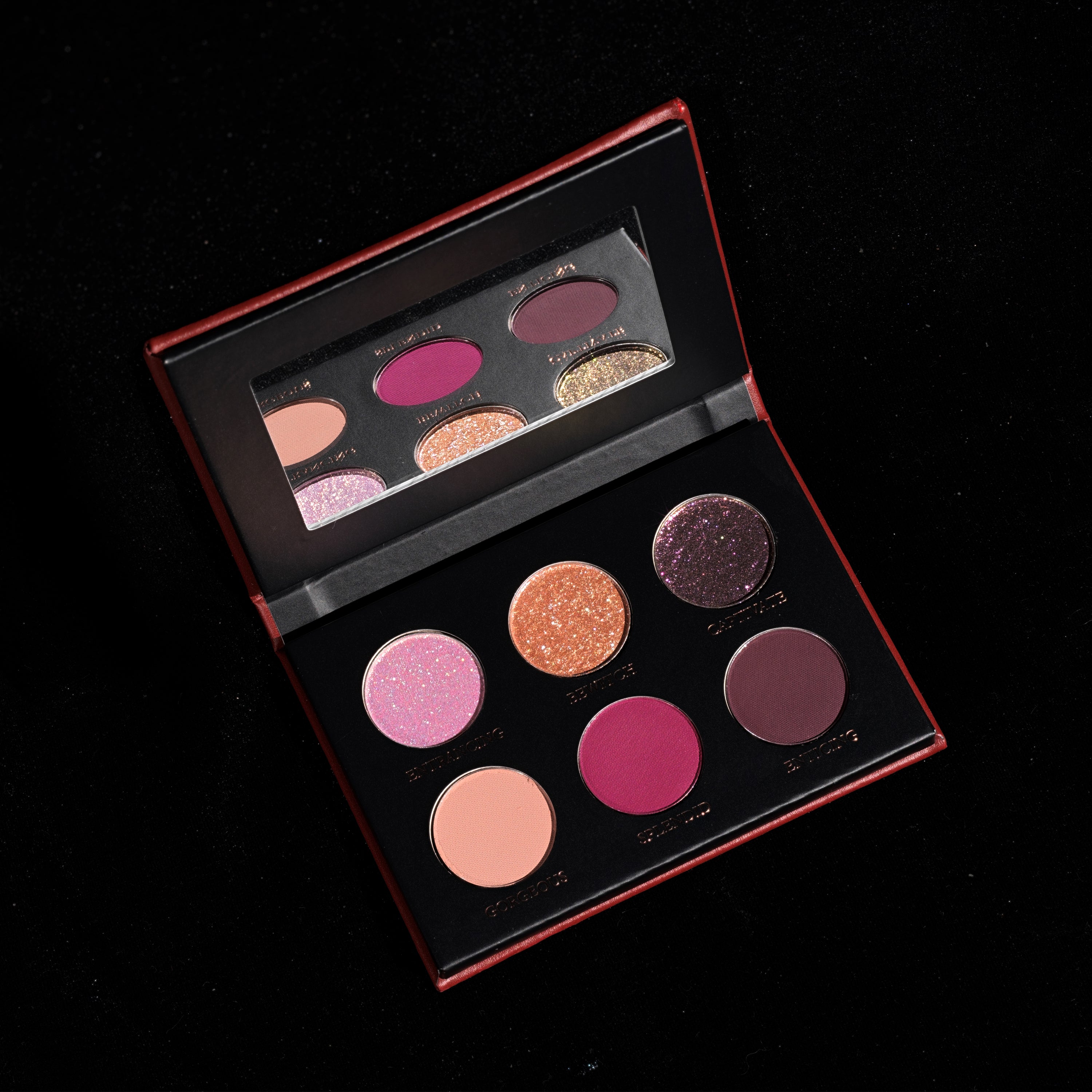 Entrancing Eyes Mini Eyeshadow Palette - 12 Pigmented Matte & Shimmer Shades for Day & Night Makeup Looks | Perfect for Parties, Weddings & Everyday Glam