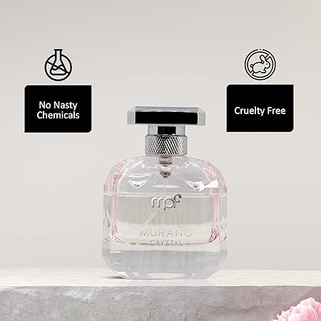 MPF Murano Crystal EDP for Women - 100ml Luxury Perfume | Floral Fragrance with Long Lasting Scent | Perfect for Evening Events, Date Nights & Special Occasions